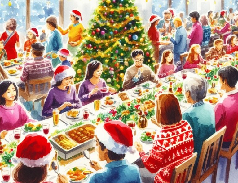 Planeando la actividad de Navidad y Fin de Año del barrio