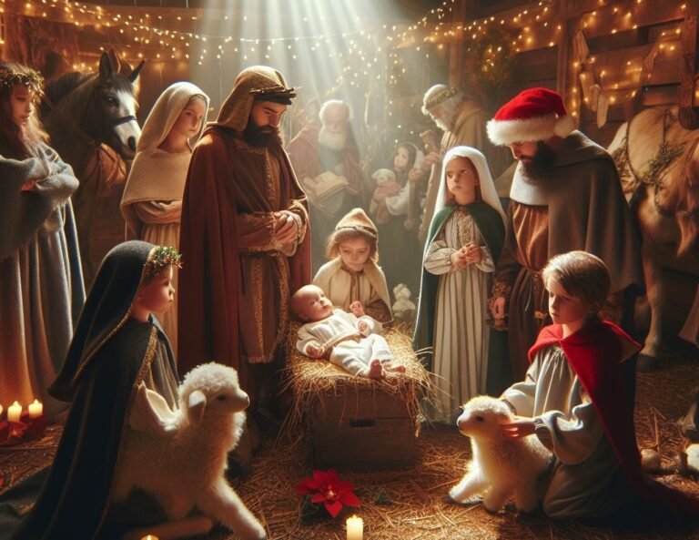 El pesebre viviente
