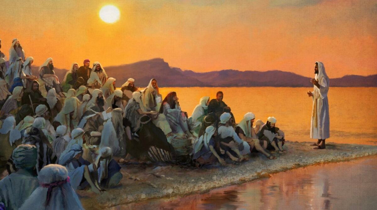 Jesus enseña a sus seguidores
